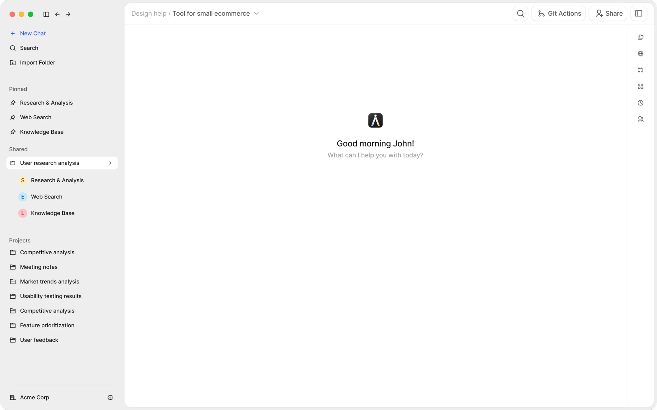 Neander app, product overview